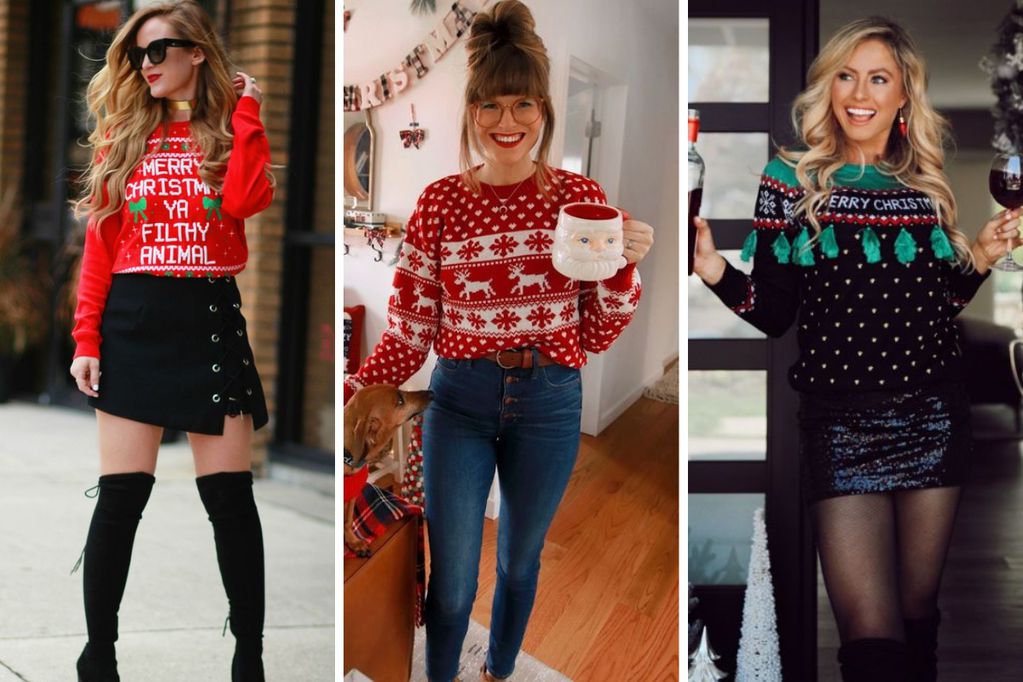 Descubre 3 outfits con Ugly Sweater ¡Combinan a la perfección!