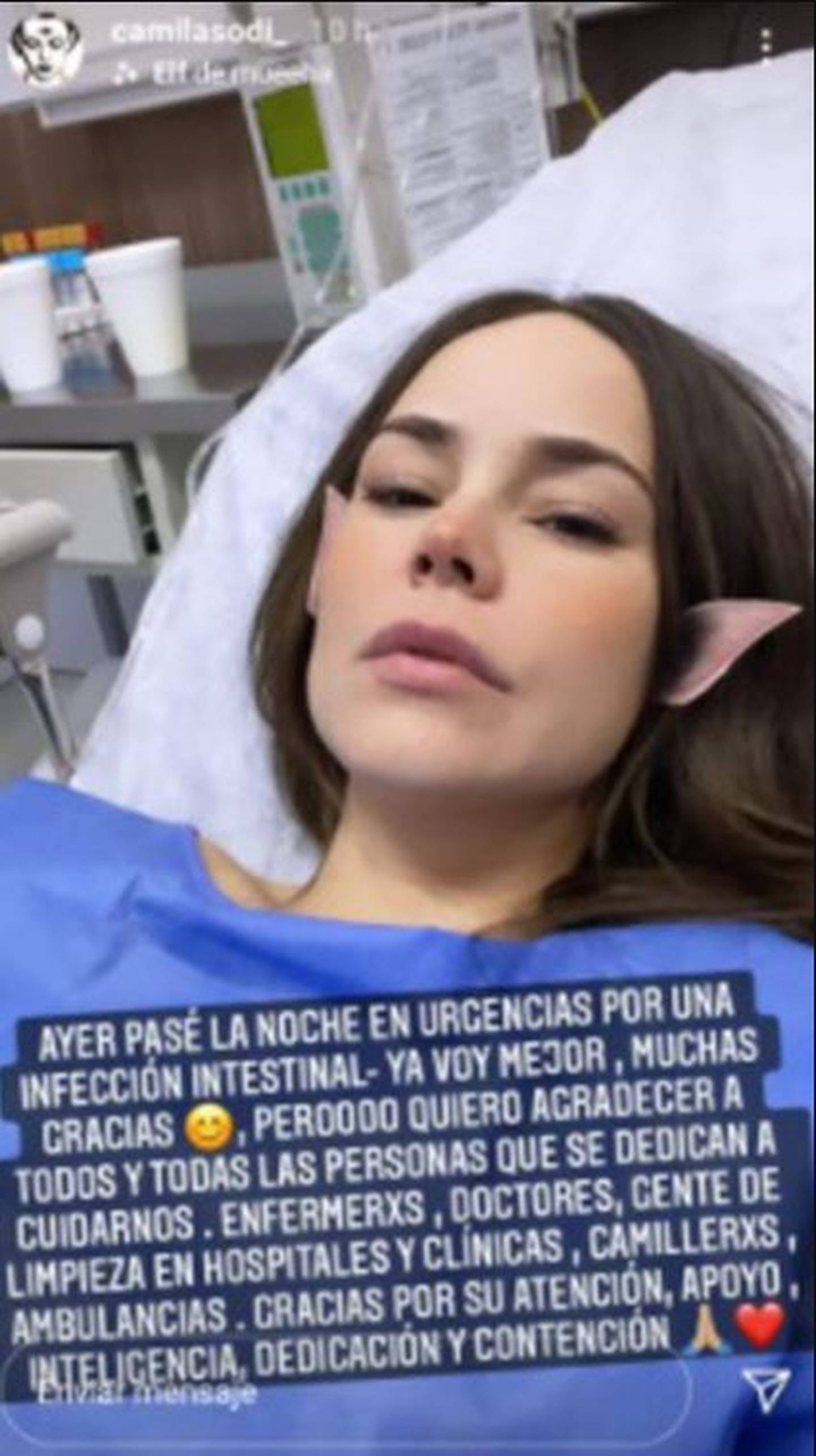 “por Tragona Profesional” Camila Sodi Es Hospitalizada De Emergencia En La Cdmx En Cancha