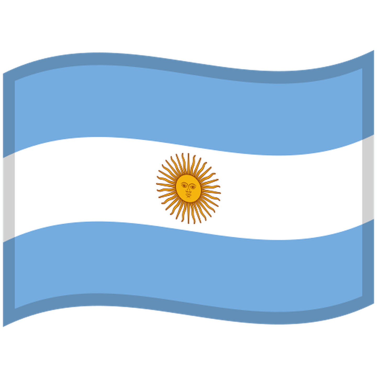 ícono bandera Argentina