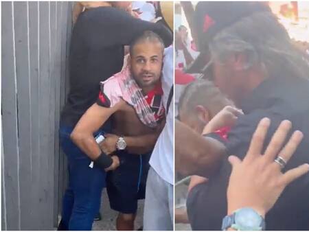 VIDEO | Hincha de Sao Paulo le robó el celular a Diego Lugano y recibió una brutal golpiza en Brasil