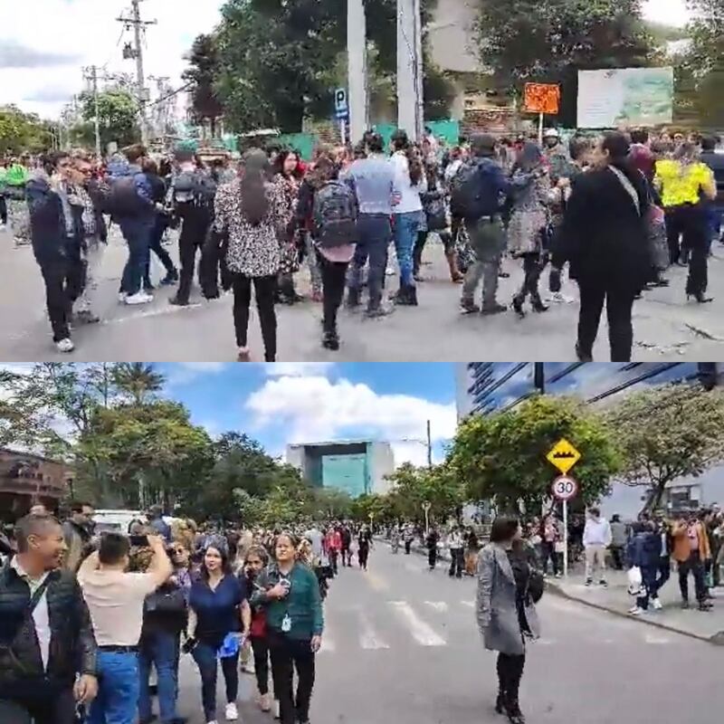 Temblor en Colombia.