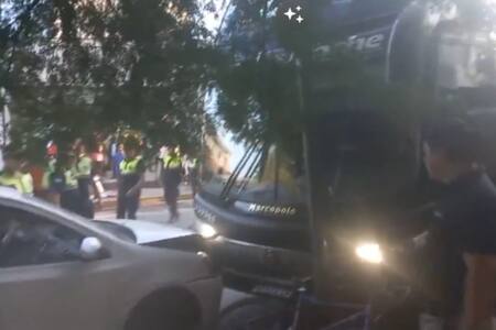 VIDEO | Accidente en Argentina: chocó el bus que llevaba a River Plate