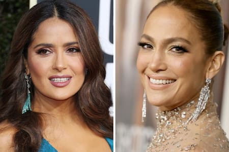 El gesto con el que Salma Hayek comprobó que no existe enemistad con Jennifer Lopez 