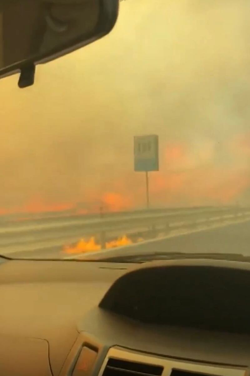 Incendios en Italia.