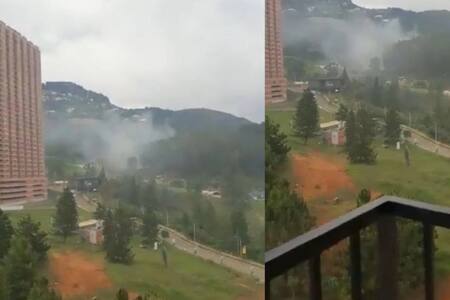 VIDEO | Policía quemó una tonelada de marihuana y drogó a vecinos sin querer