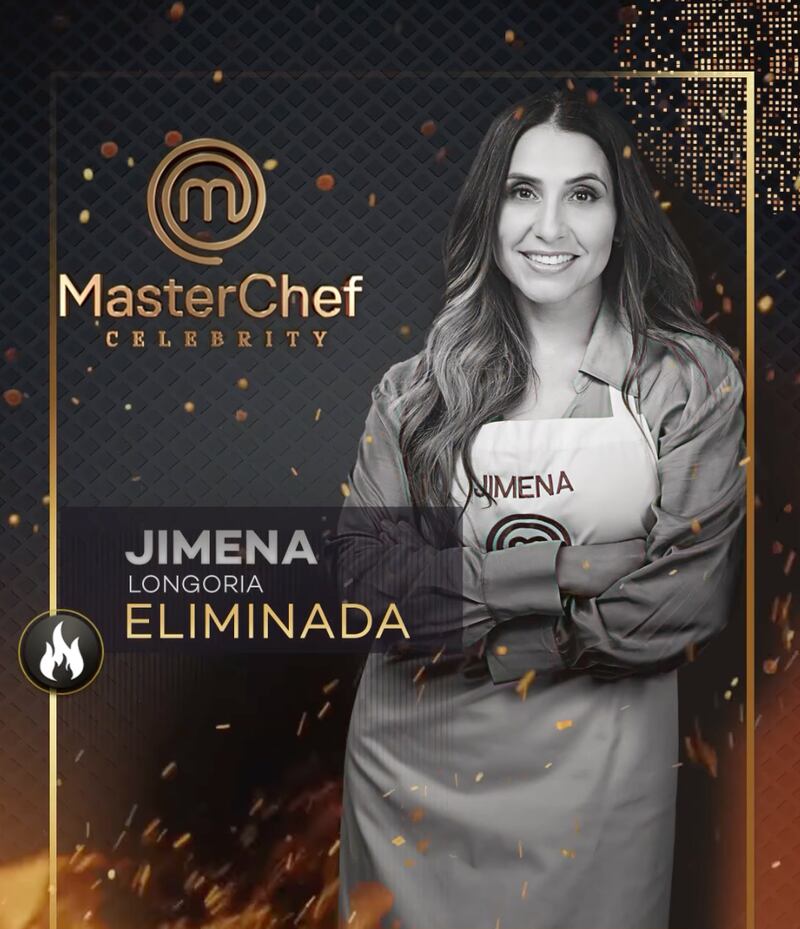 Jimena Longoria fue eliminada de MasterChef Celebrity