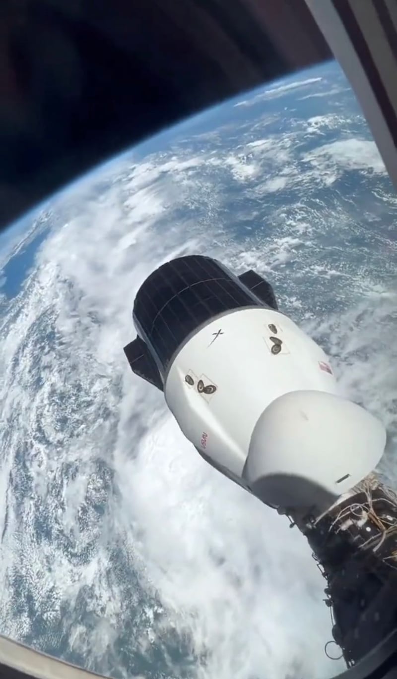 Vista de la Tierra desde la Estación Espacial Internacional.