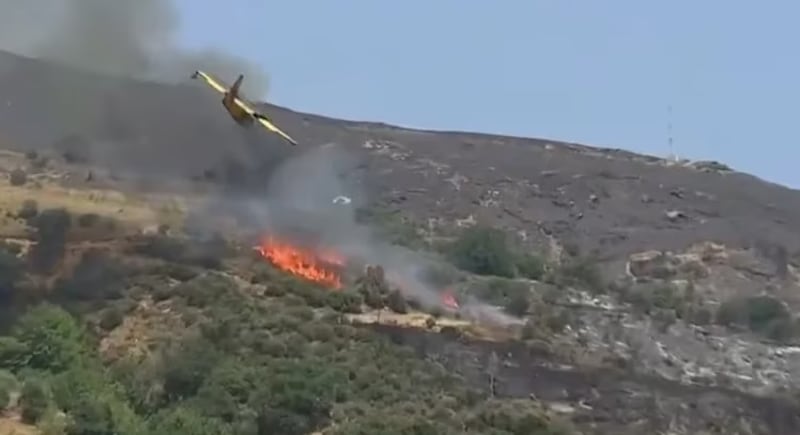 Avión se estrelló en Grecia.