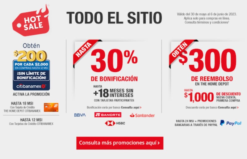 Descuentos en la Hot Sale