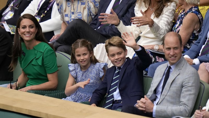 La princesa Charlotte y el príncipe George estuvieron en la final de Winbledon.