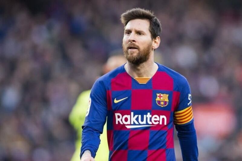 Lionel Messi en el Barcelona.