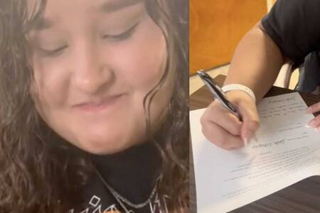 VIDEO | Mamá obliga a su hija a firmar contrato para cobrarle renta por vivir en su casa y se hizo viral